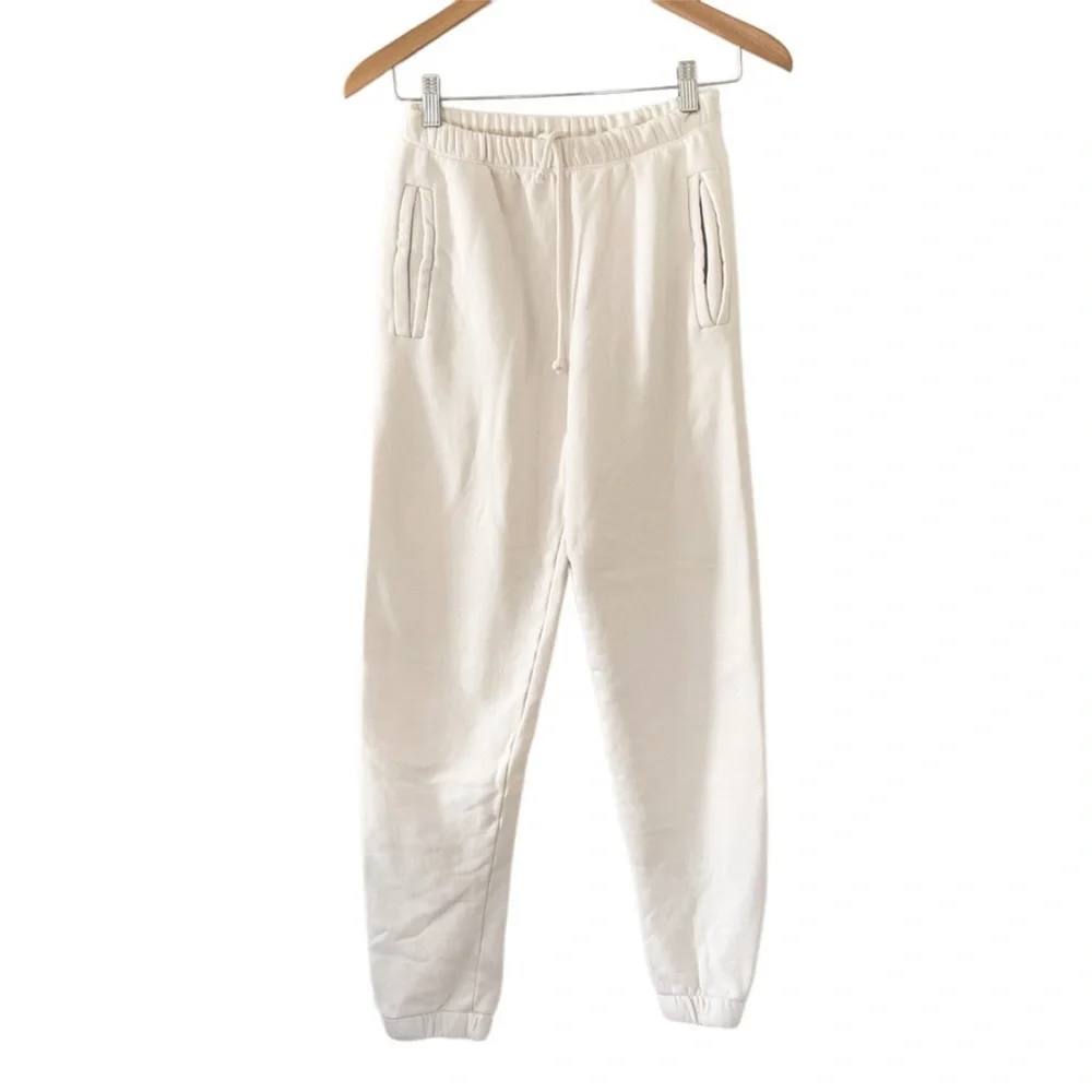 Joah Brown Empire Joggers Sahara Off White French Terry sweatpants